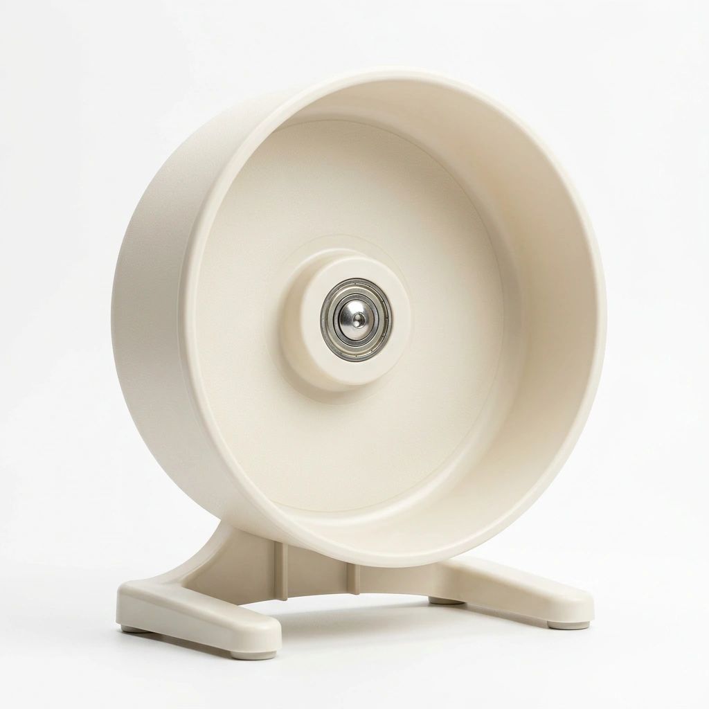 Silent Wheel Plastic 17cm
