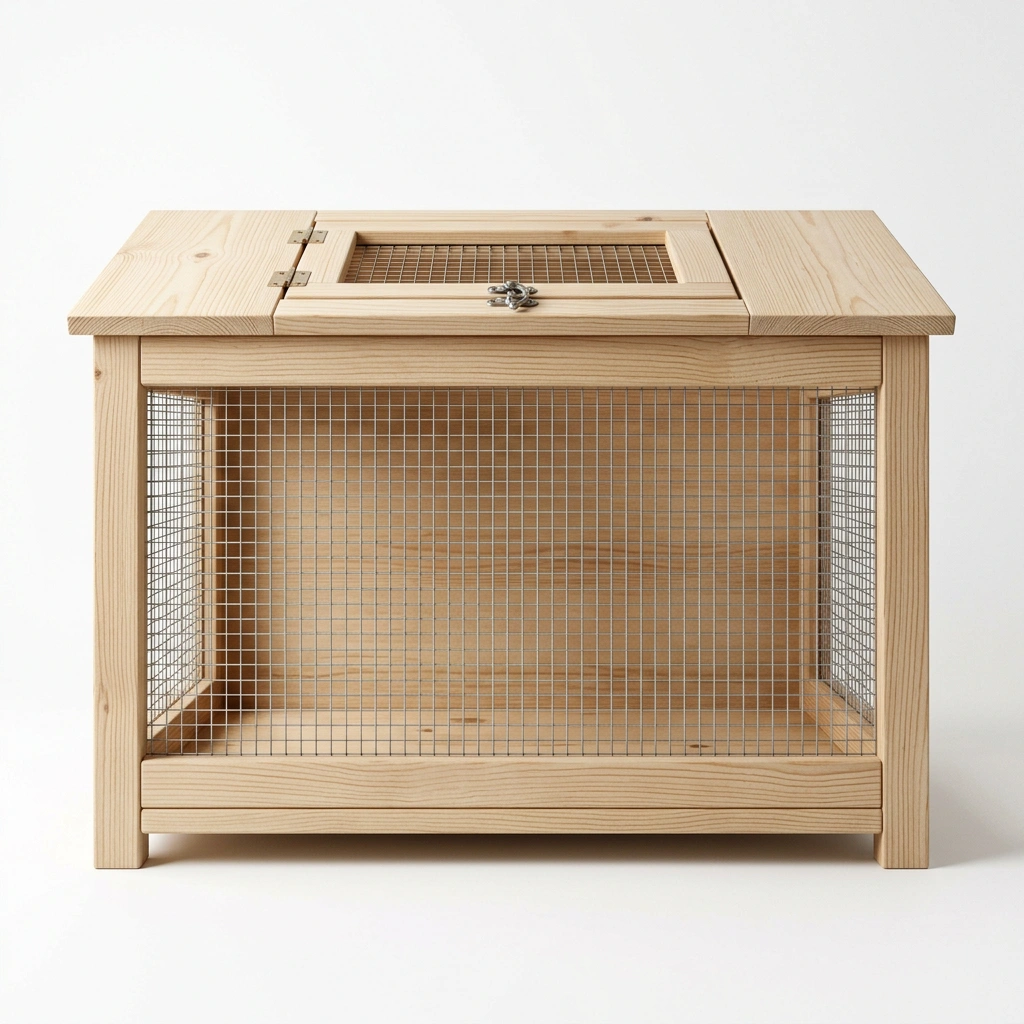 Kandang Kayu Alami Scandinavian